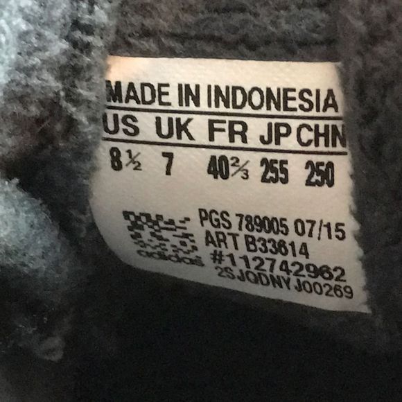 Adidas Supernova Glide Boost Black Running Shoes B33614 Women's Size 8.5 - Picture 11 of 12